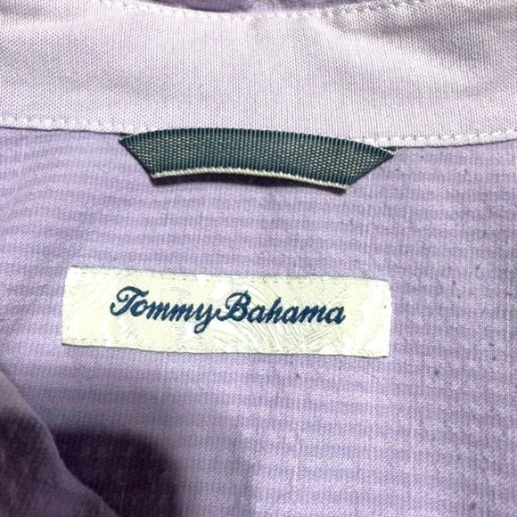 Tommy Bahama Purple Shirt Size Large - Picture 3 of 9